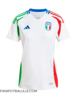 Italia Echipament de Fotbal Replică European 2024 Femei Deplasare